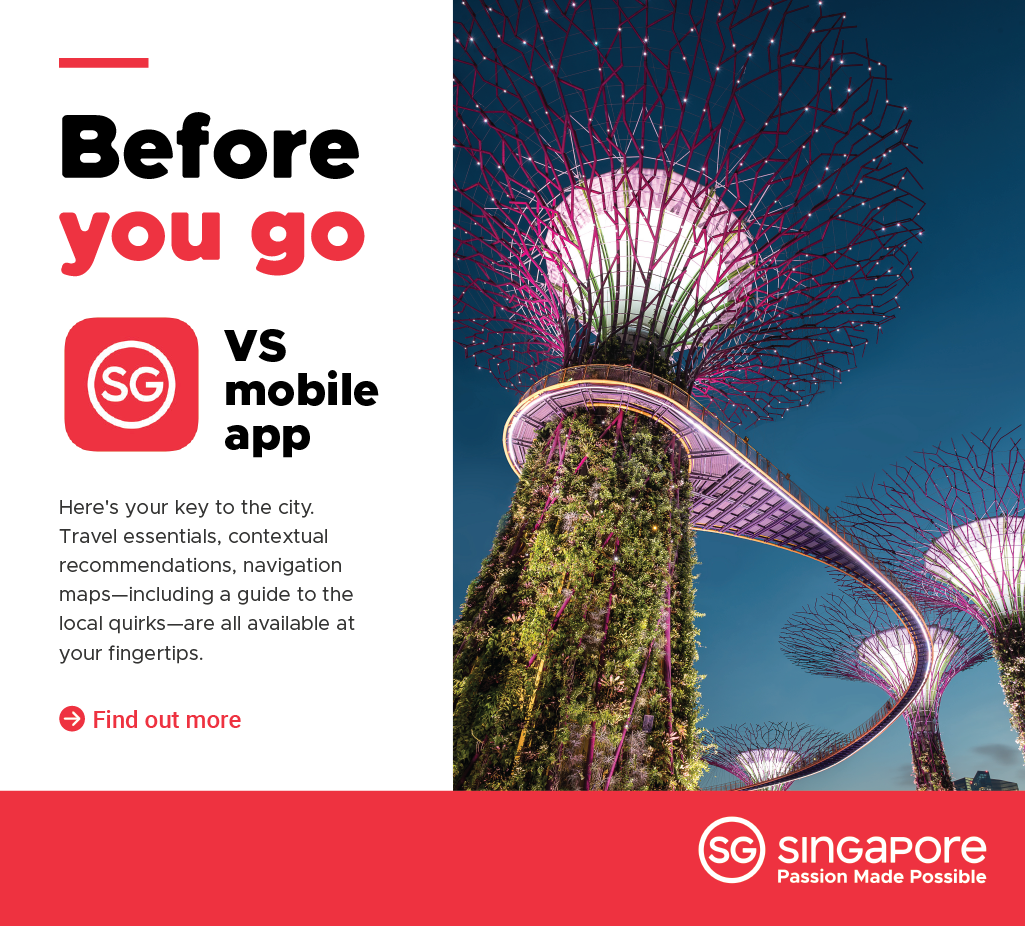Find out more about Visit Singapore travel guide app