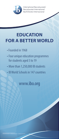 Education for a better world banner